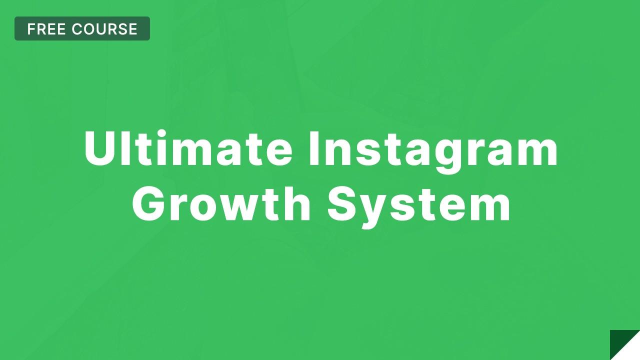 Free Instagram Course