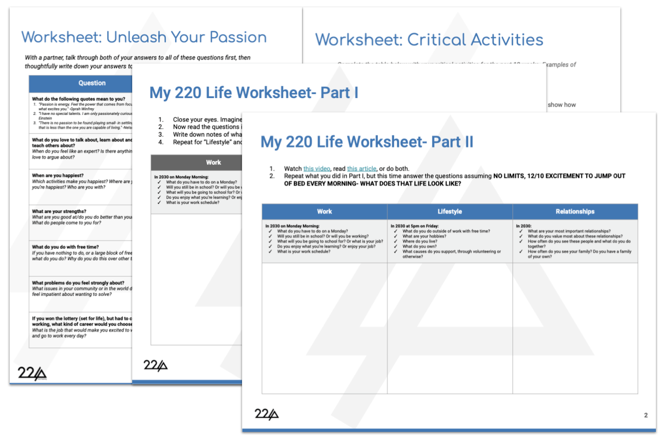3 To Thrive Worksheets Image