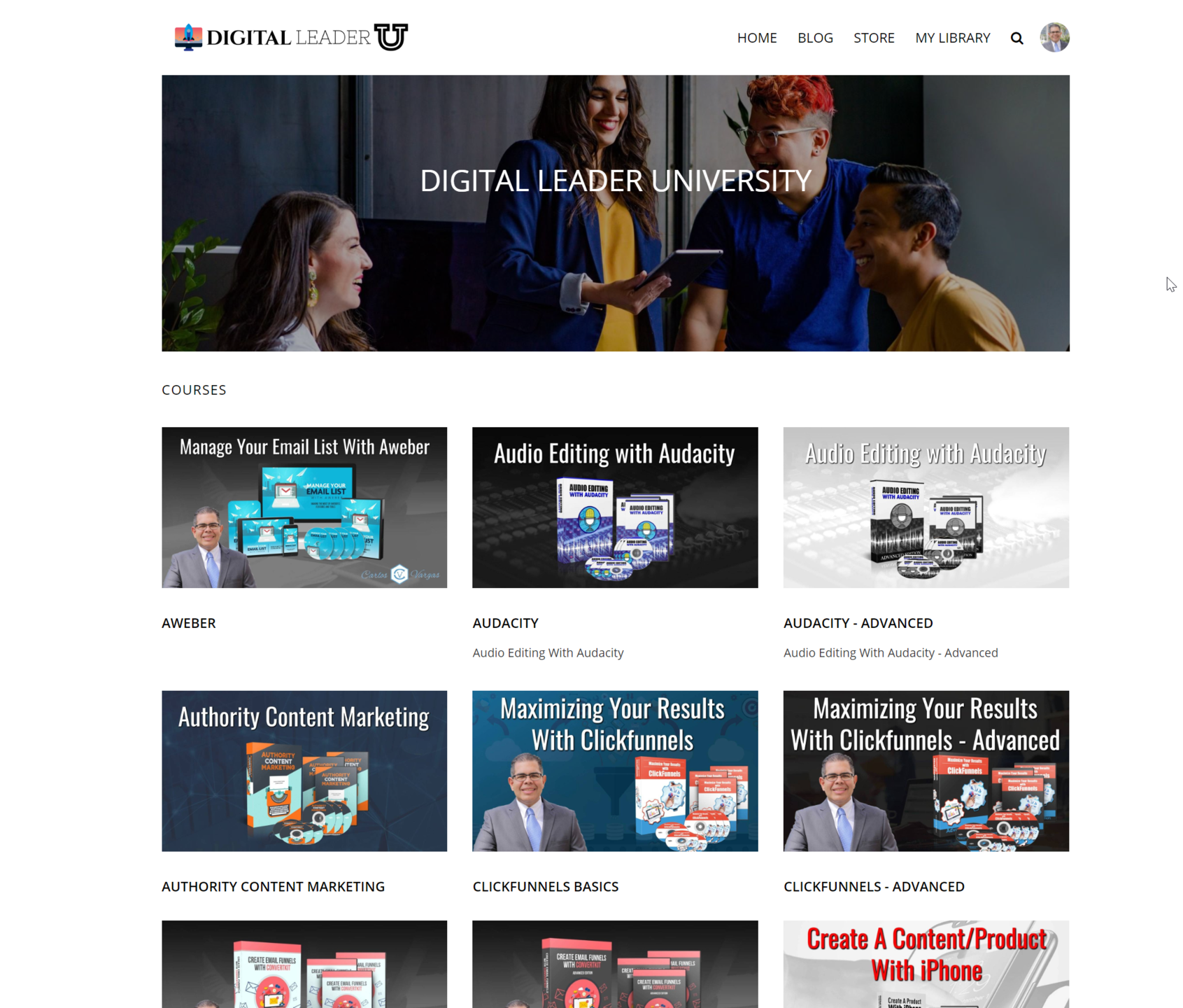 Digital Leader Academy Tricia Andreassen Carlos Vargas
