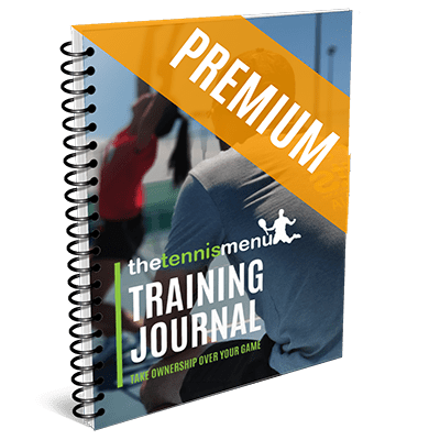 Training Journal - The Tennis Menu