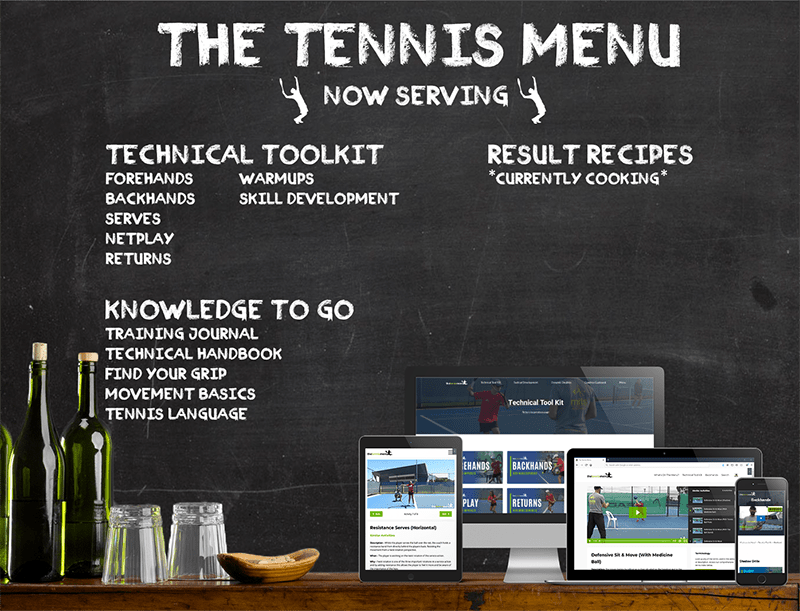 Now Serving - The Tennis Menu