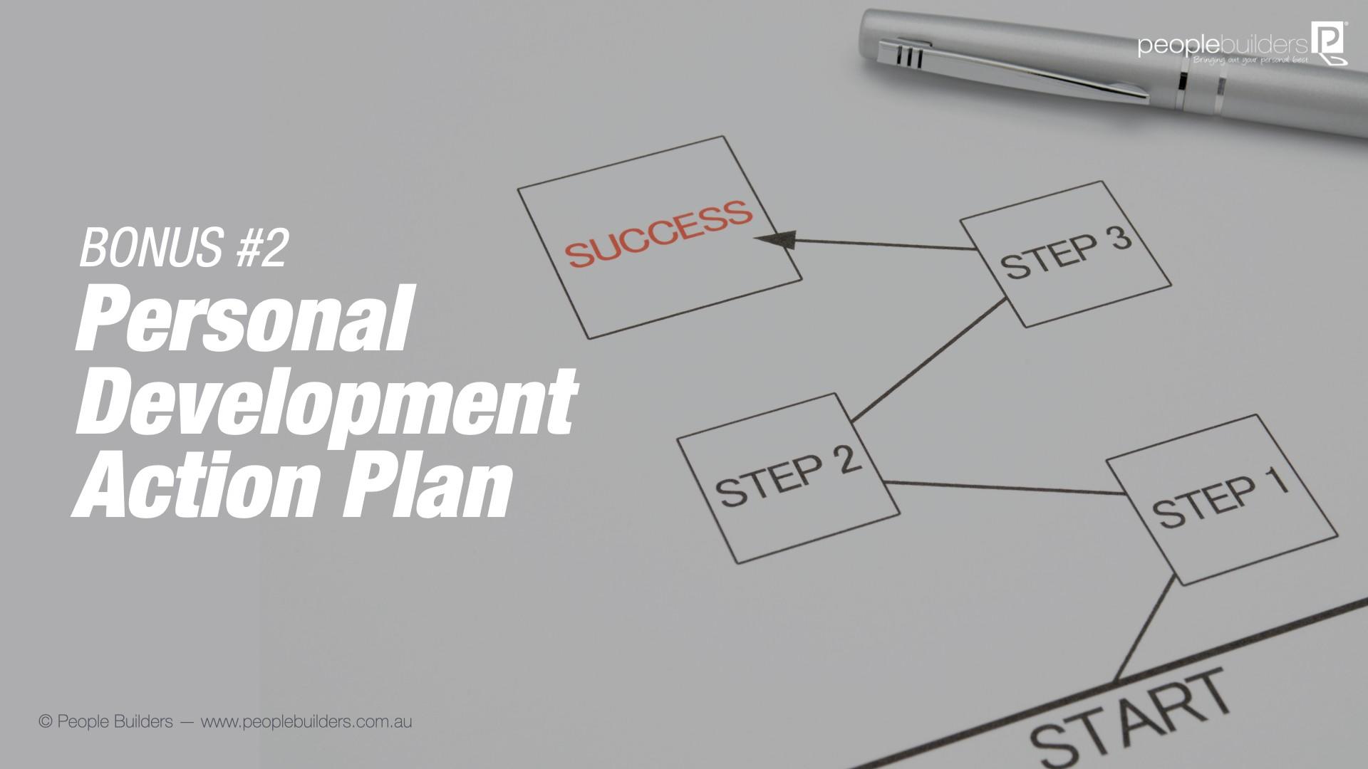 Bonus#2: Personal Development Action Plan