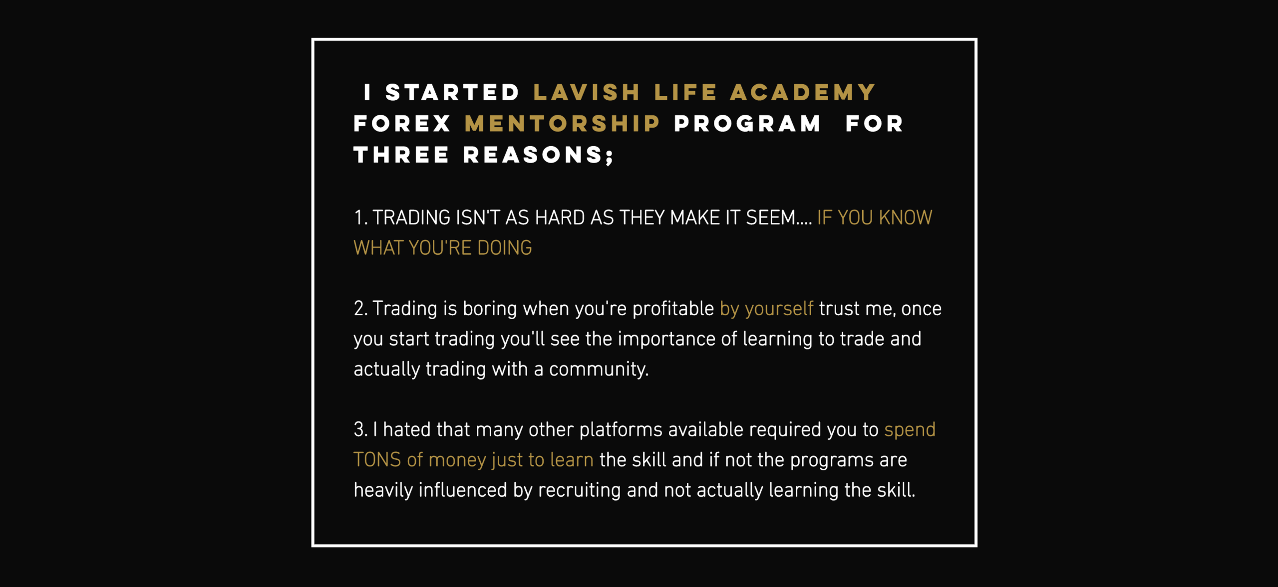 iam academy forex