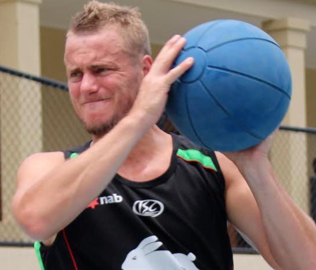 image of Lleyton Hewitt training with nathan martin