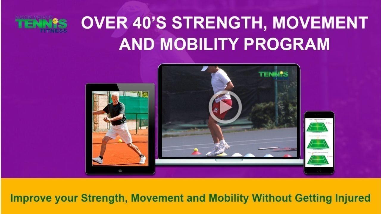 Over 40's Tennis training program