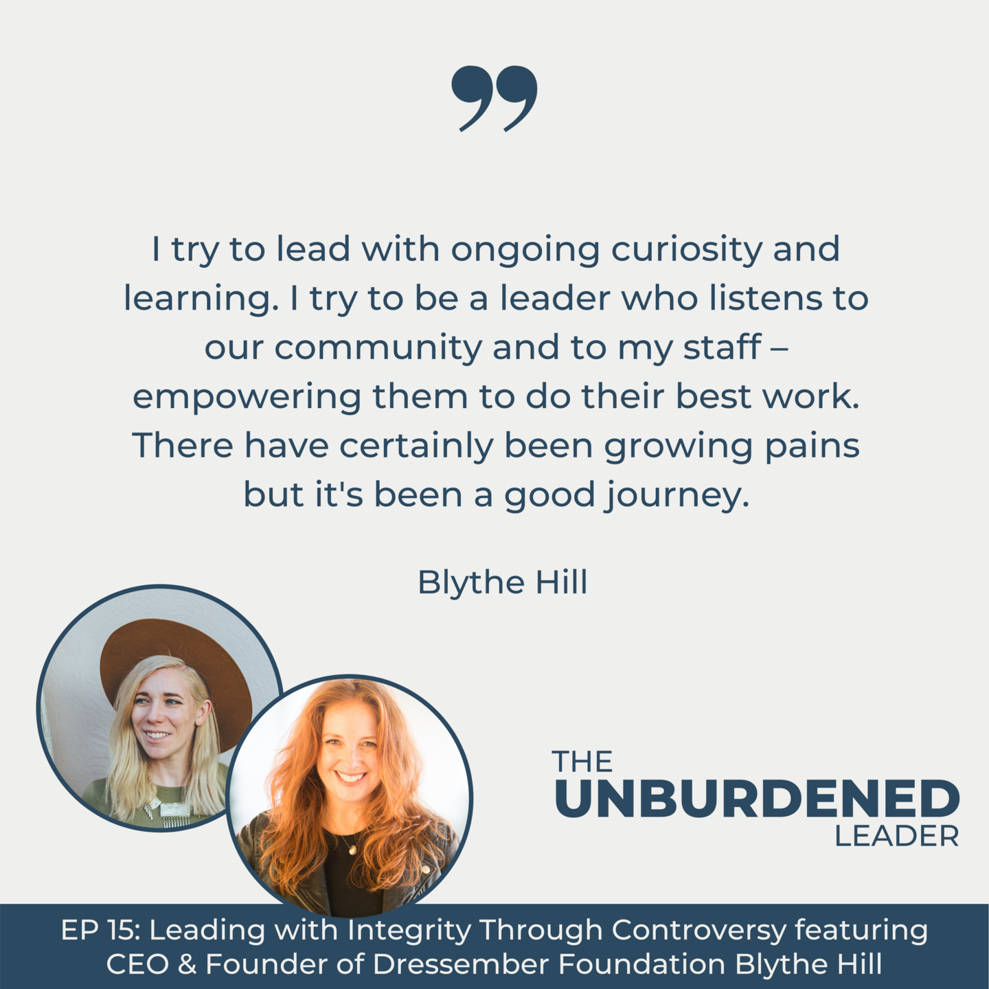 The Unburdened Leader Podcast with Rebecca Ching
