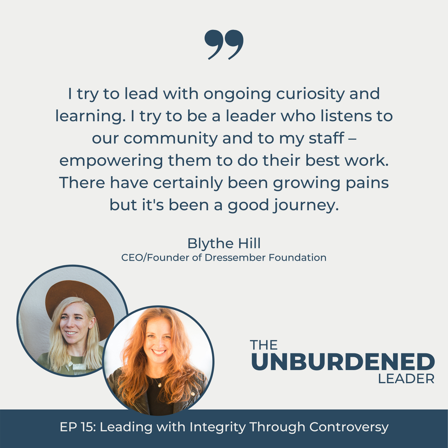 The Unburdened Leader Podcast with Rebecca Ching