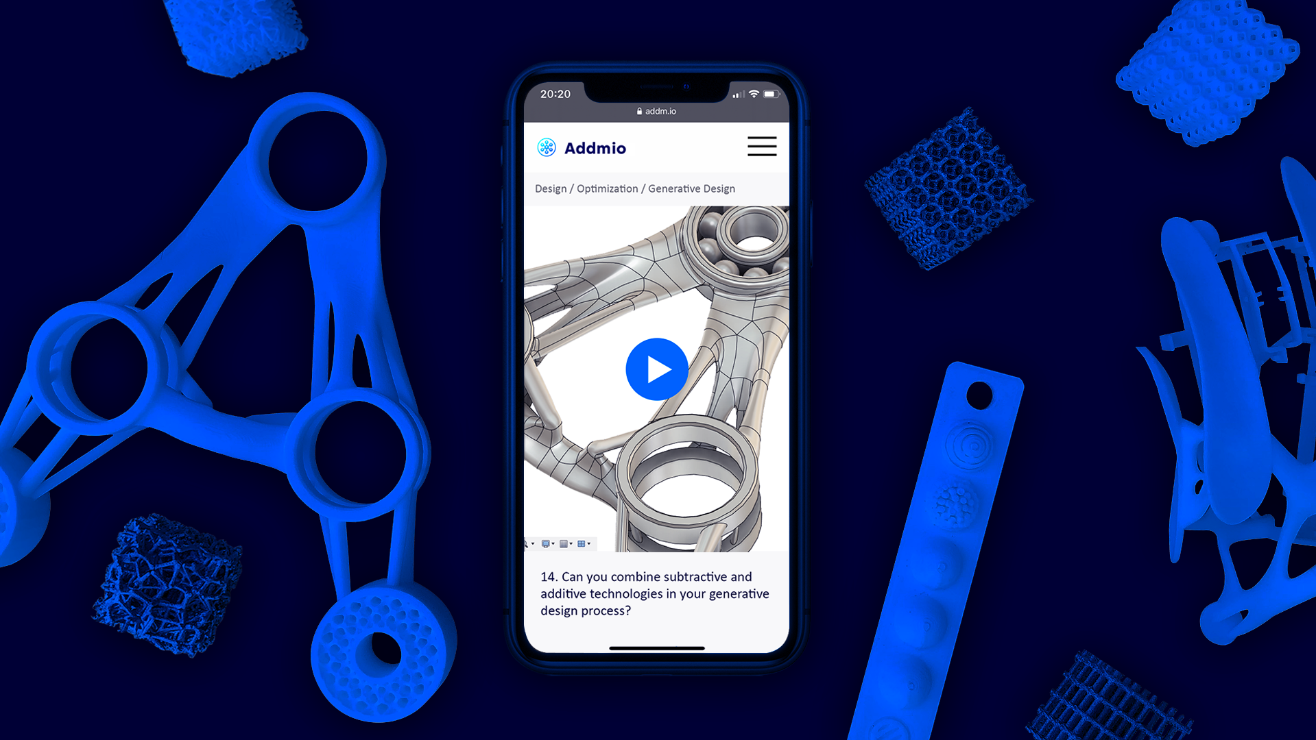 Addmio 3D Printing for Entrepreneurs Kickstarter banner