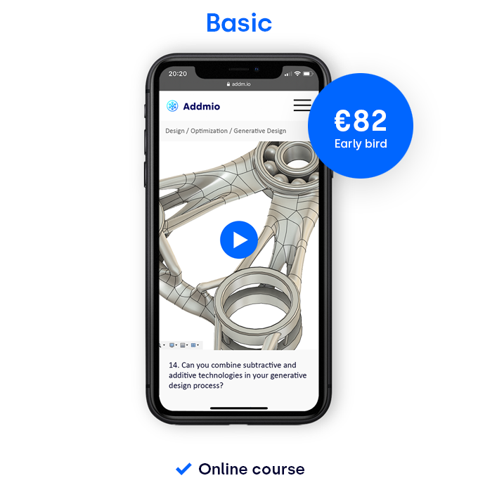 Addmio 3D Printing for Entrepreneurs course basic