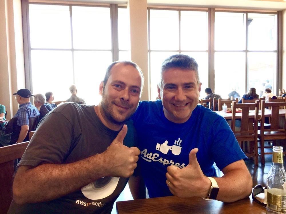 Valerio Fioretti con Massimo Chieruzzi, AdEspresso