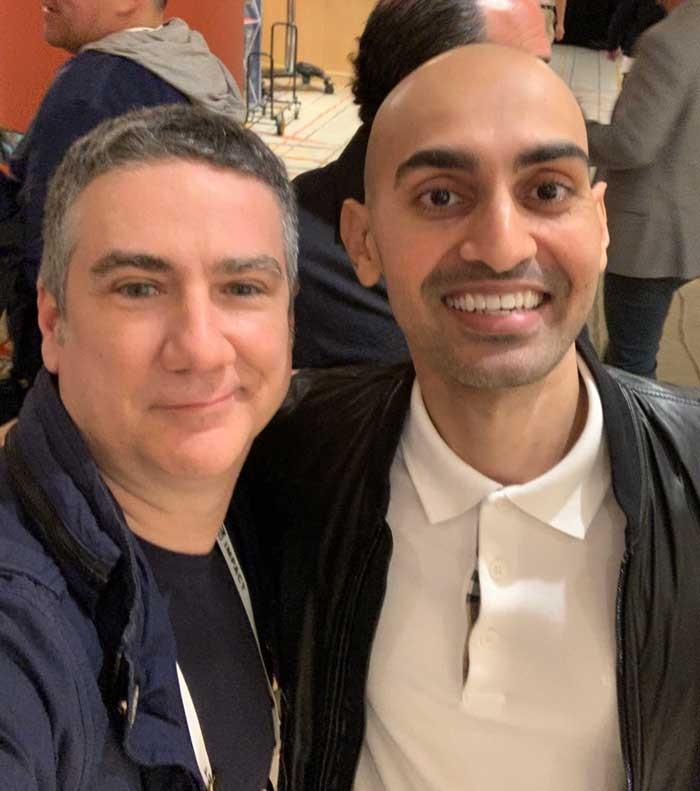 Valerio Fioretti con Neil Patel