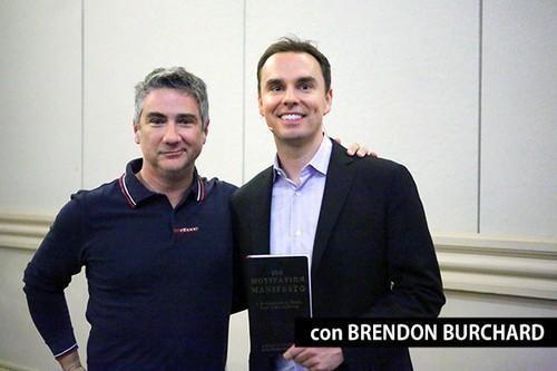 Valerio Fioretti con Brendon Burchard