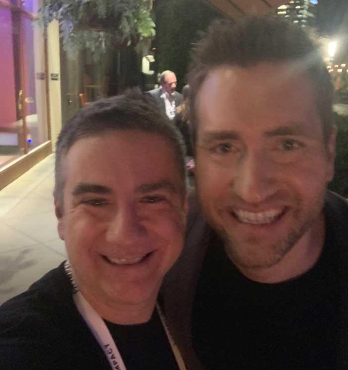 Valerio Fioretti con Kenny Rueter