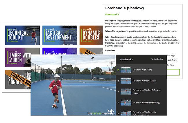 Lesson Planning - The Tennis Menu