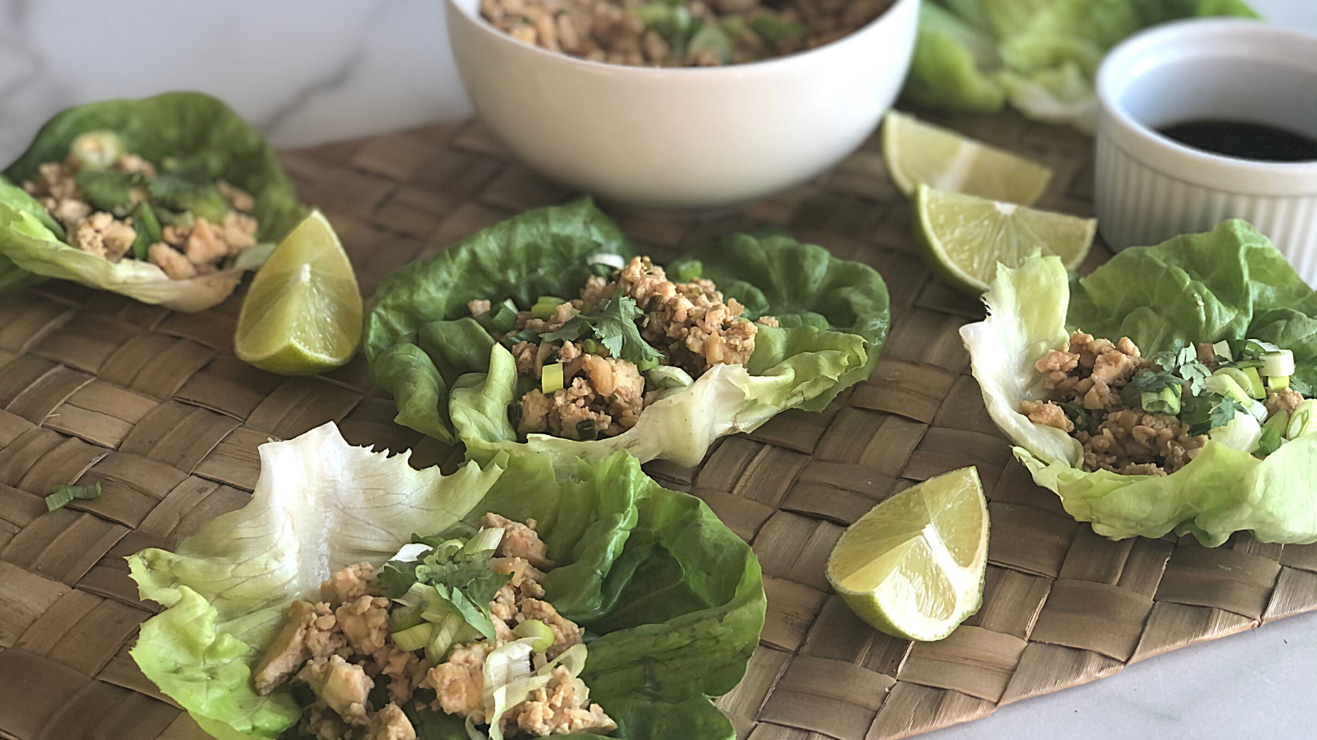 Spicy Tofu Lettuce Wraps