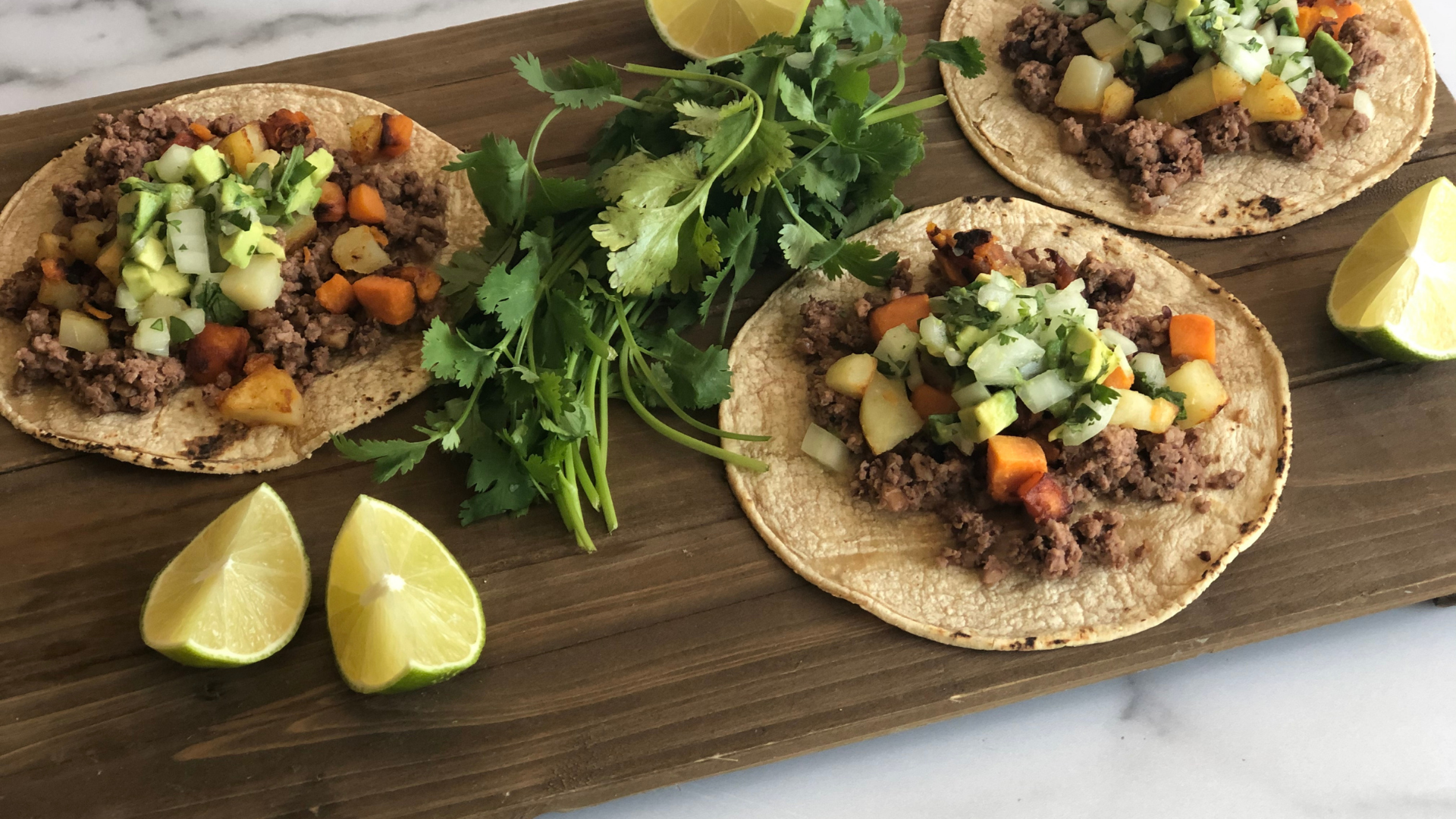 Vegan Chorizo and Potato Tacos