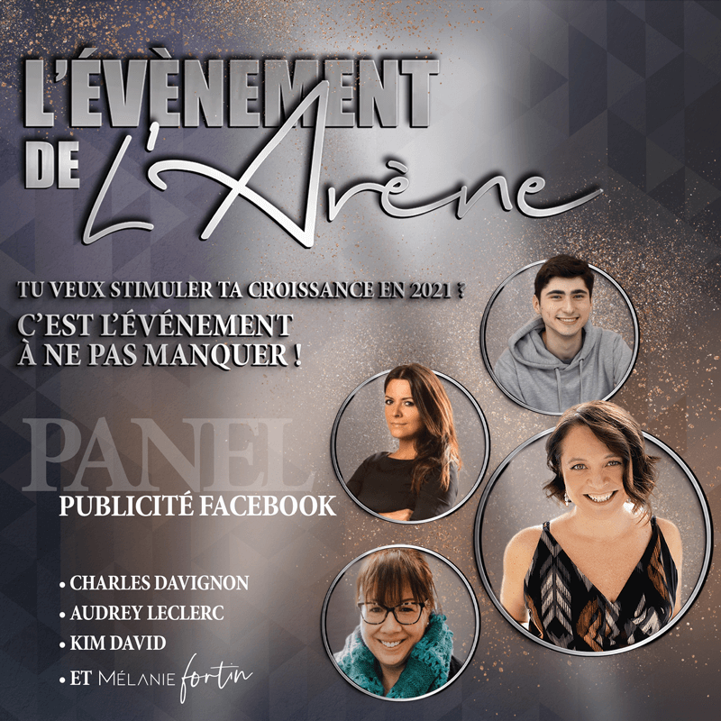 Panel publicité Facebook