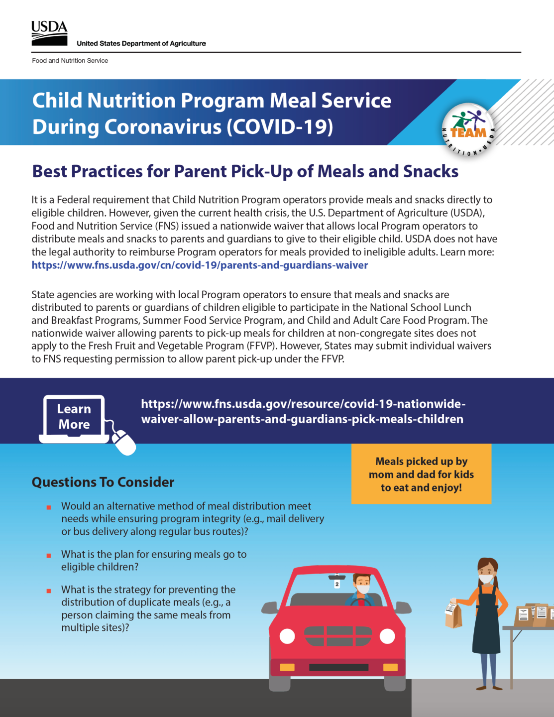 School Food Service Safety Precautions