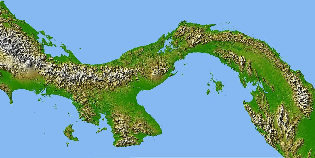 The Geography of the Panamanian Isthmus