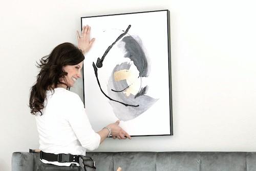 hanging art