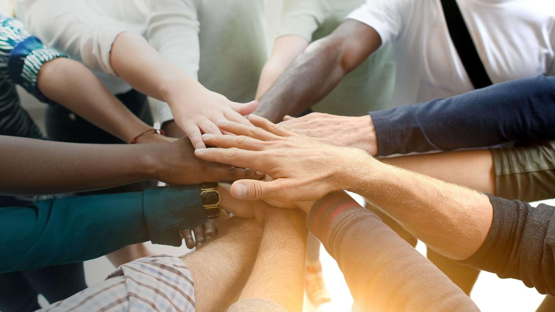 Integrative Team at pureBalance Wellness Cancer Care in Mississauga - team handshake