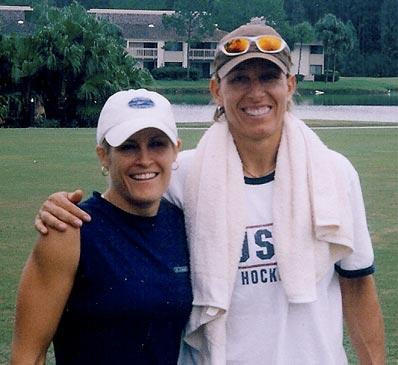 IMAGE OF MARTINA NAVRATILOVA AND GISELLE MARTIN