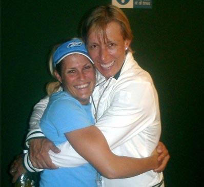 IMAGE OF GISELLE MARTIN AND MARTINA NAVRATILOVA