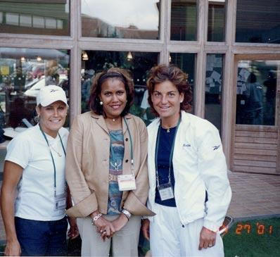 IMAGE OF CATHY FREEMAN TENNIS FITNESS