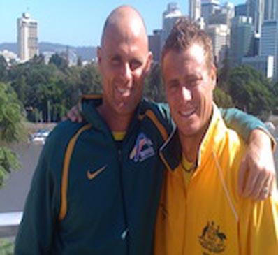 IMAGE OF NATHAN MARTIN AND LLEYTON HEWITT