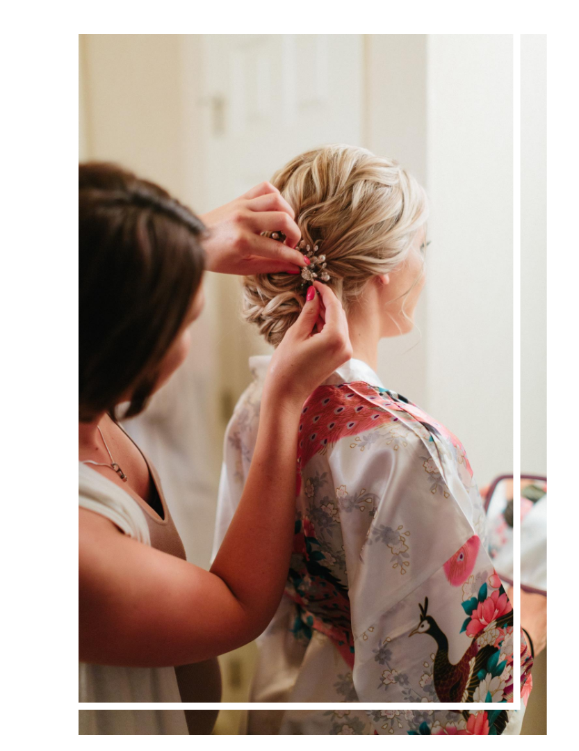 St James Salon bridal updo