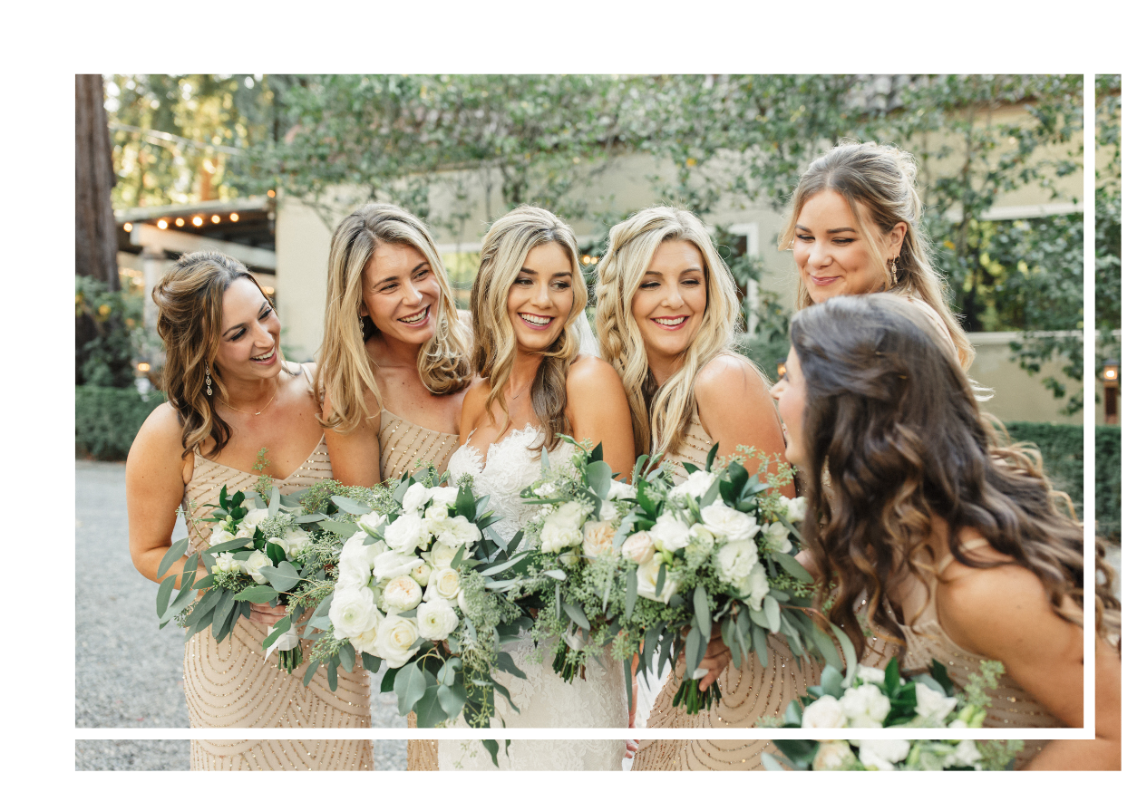 St James Salon bridal party