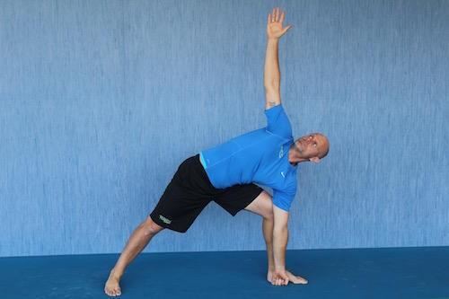 Tennis Yoga Pose - T WARRIOR POSE