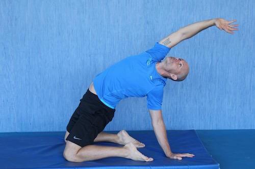 Tennis Yoga Pose - STAR POINTER