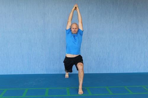 Tennis Yoga Pose - SPLIT POSE