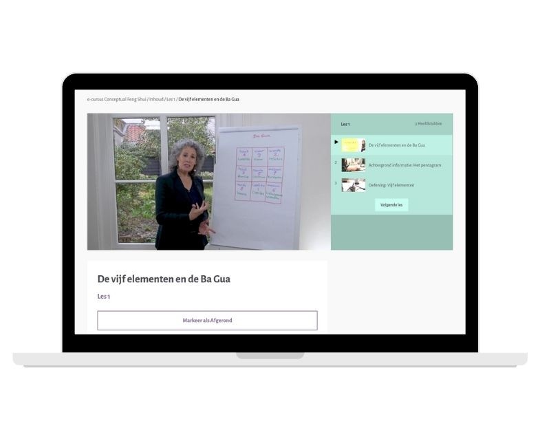 e-cursus Conceptual Feng Shui, Feng Shui Academie, Nina Elshof