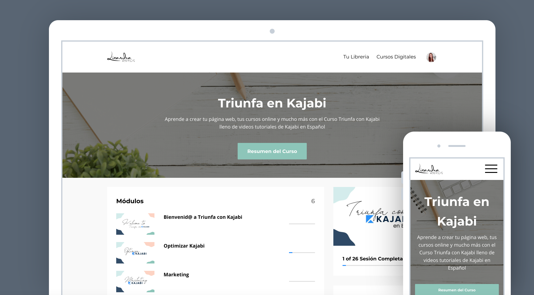 triunfa con Kajabi