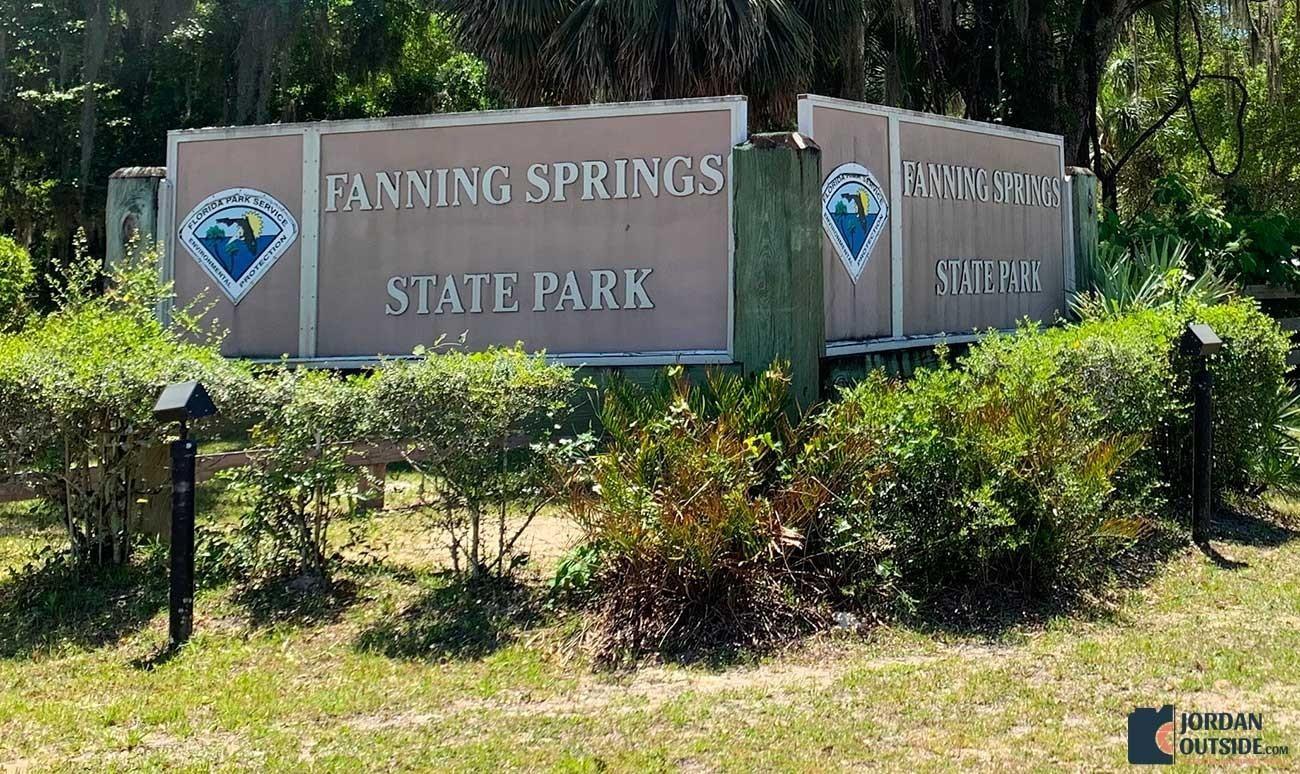Fanning Springs State Park Sign