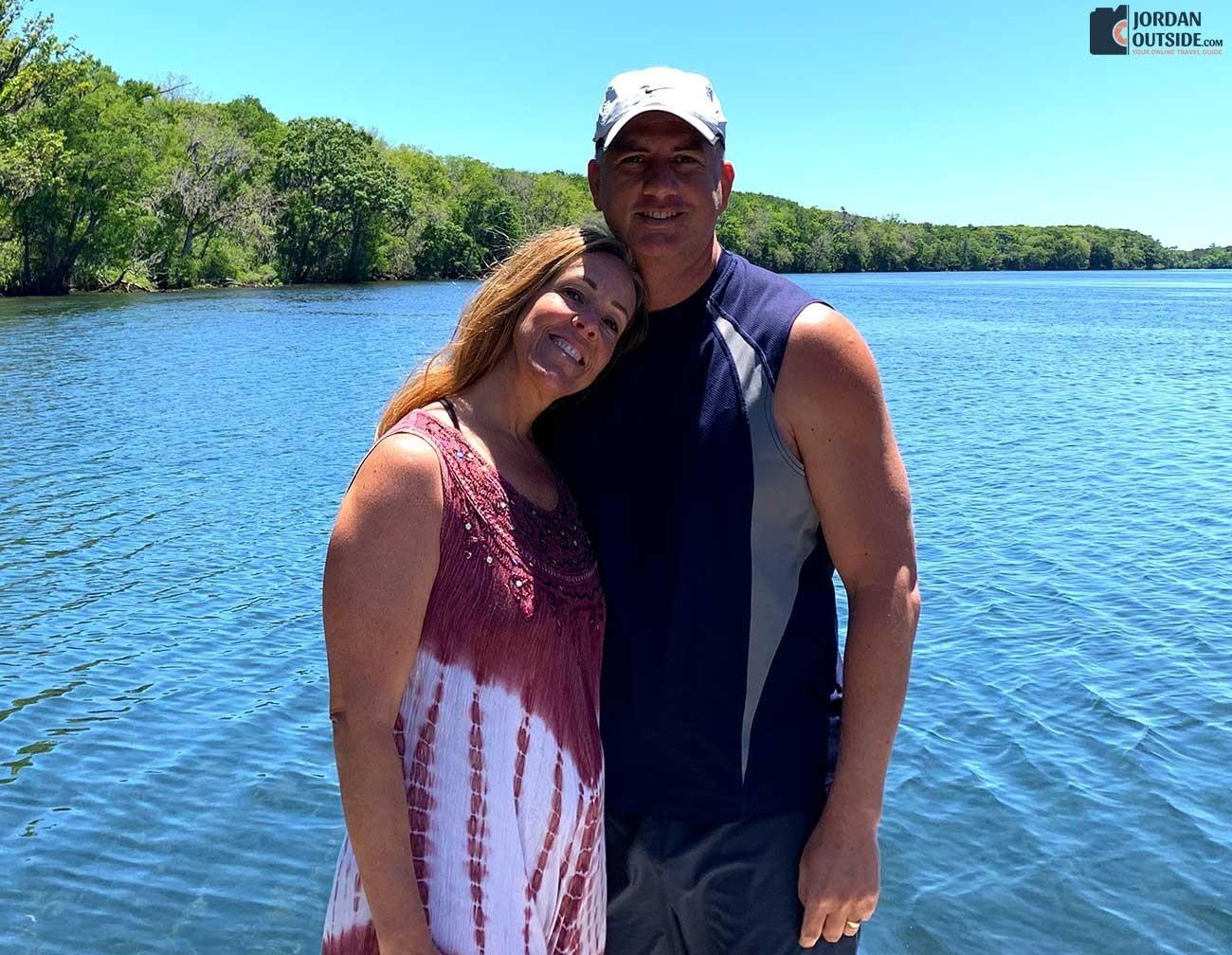 Julie and Jordan at Manatee Springs