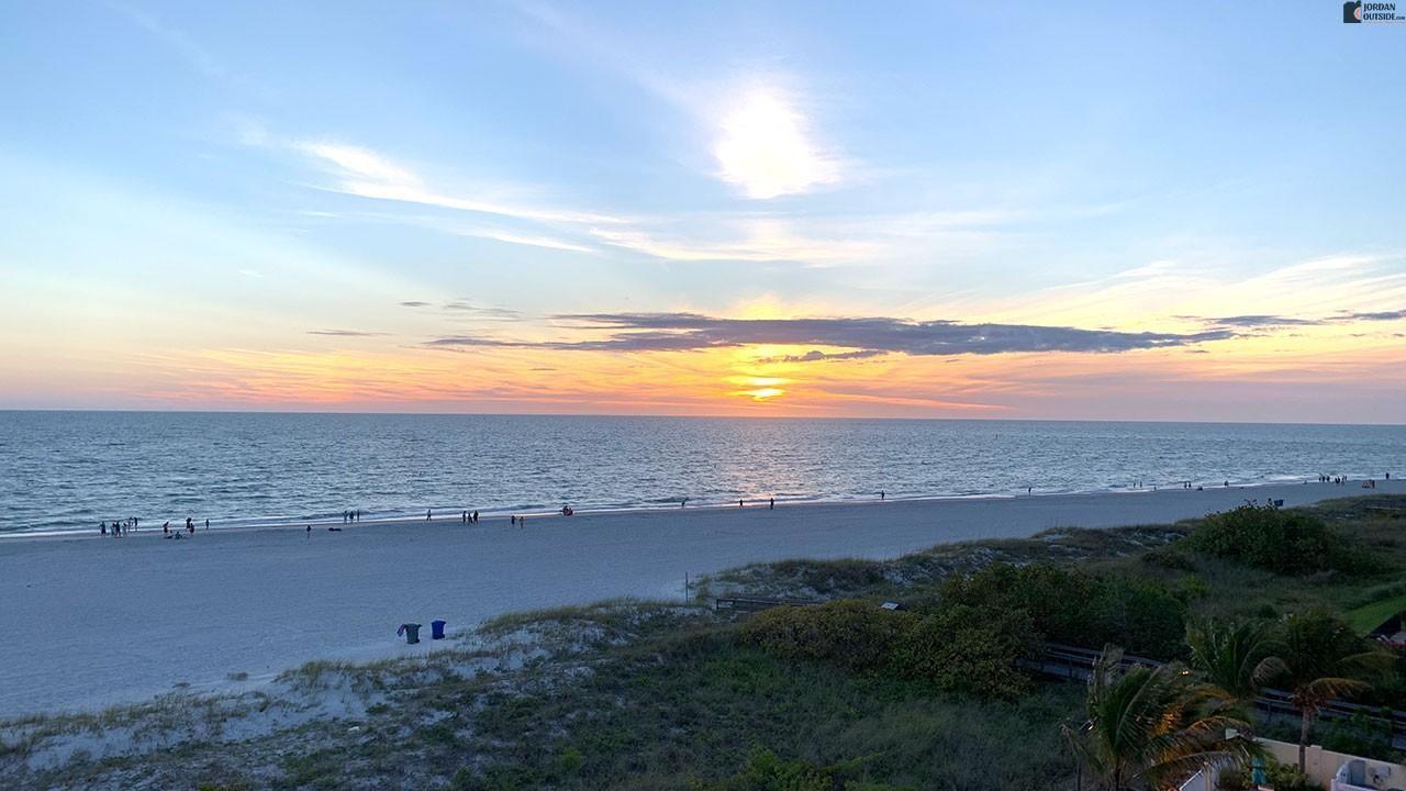 Beautiful Sunset at Sunset Beach, Florida