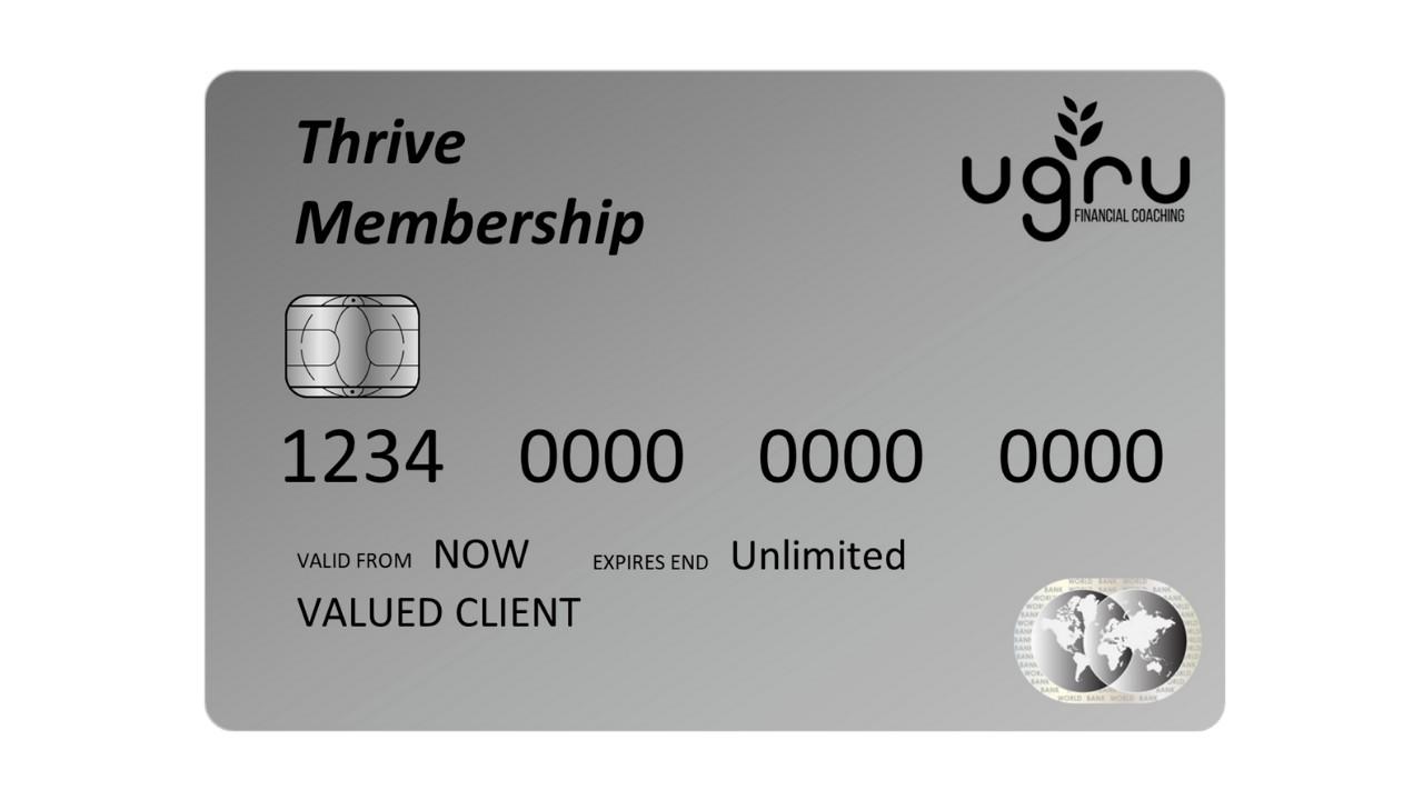 Thrive Membership: Breakthroughs PLUS, One-on-One coaching to prevent financial pitfalls with peak focus, mindset and accountability.