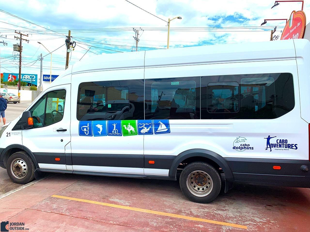 Cabo Adventures Transport Van