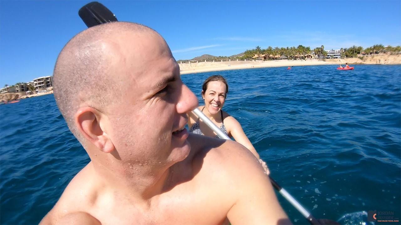 Jordan and Julie Kayaking