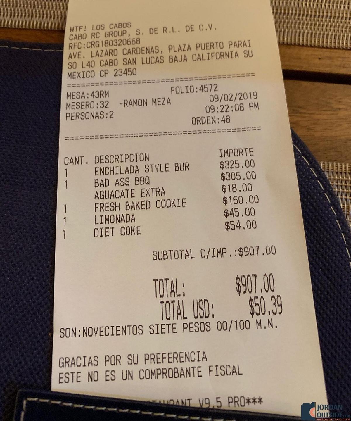 WTF Burger Bill