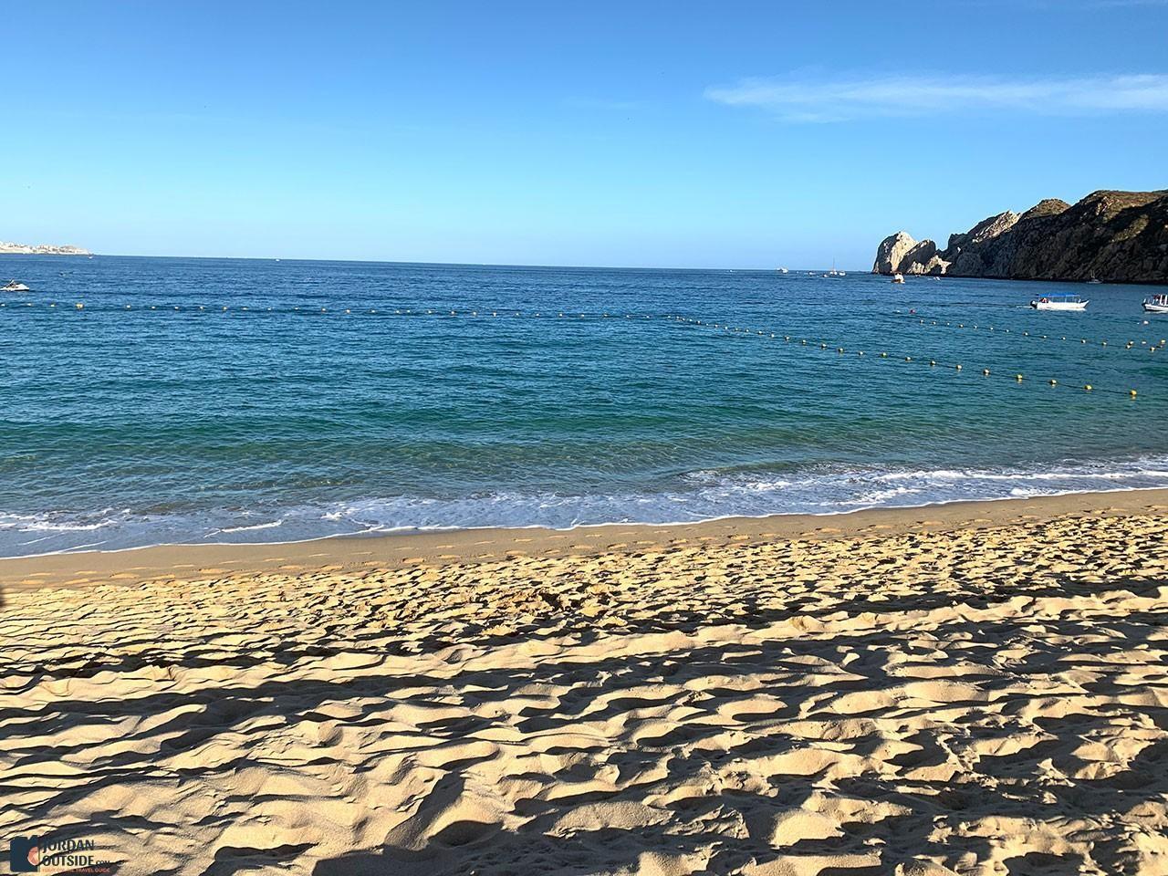 Beach at the boardwalk of Marina Fiesta