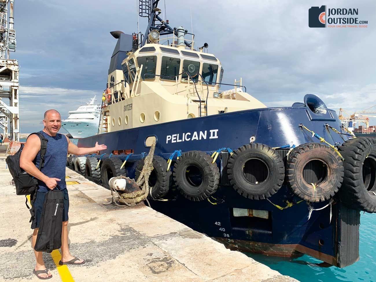 Tugboat in Barbados