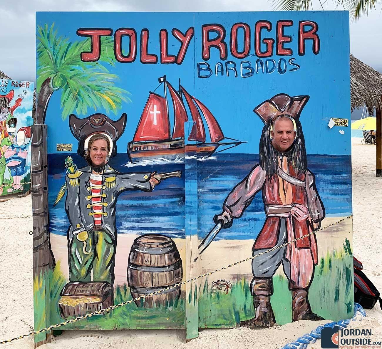 Jolly Roger Barbados cutout