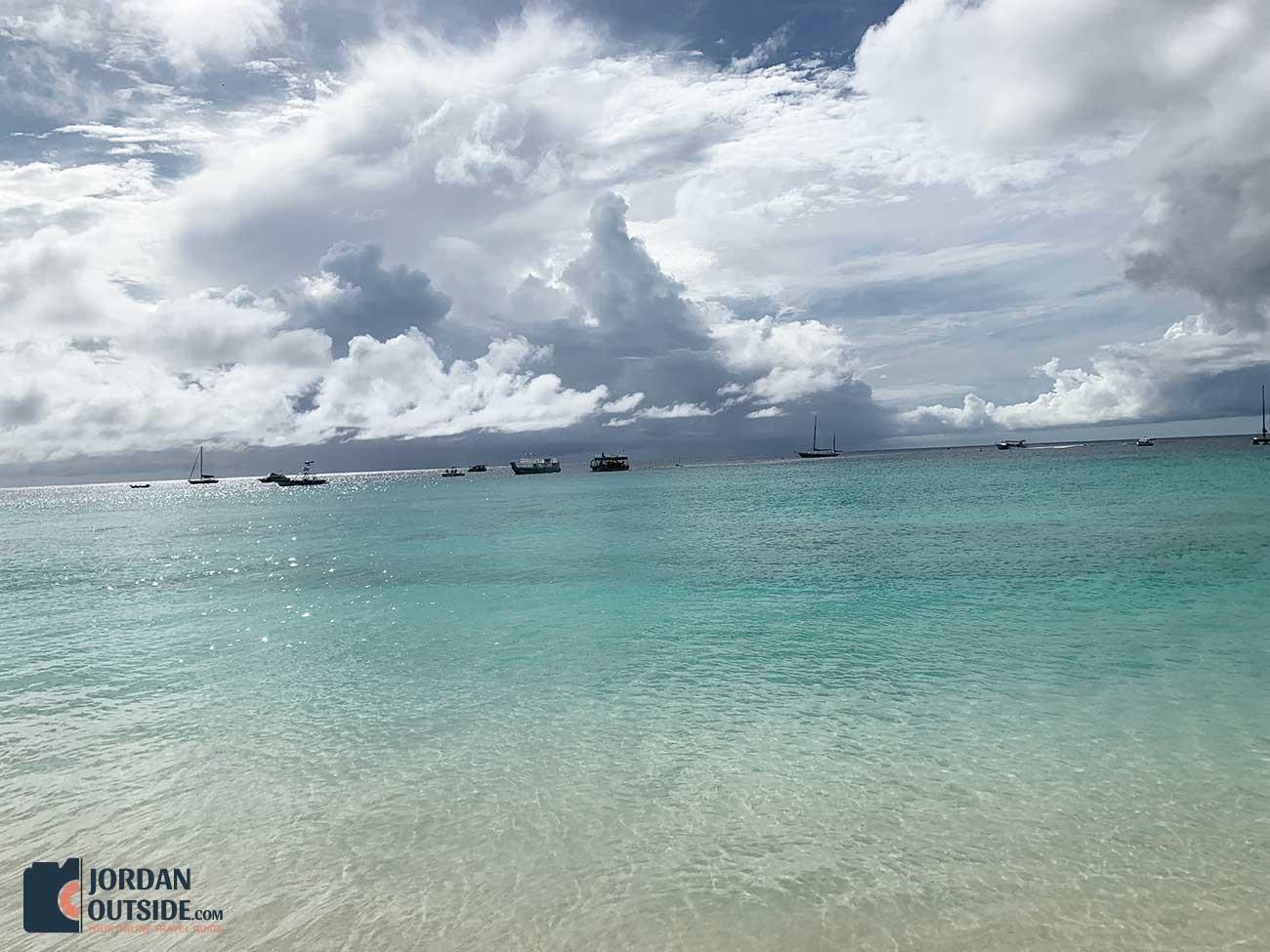 Beautiful view of ocean in Barbados