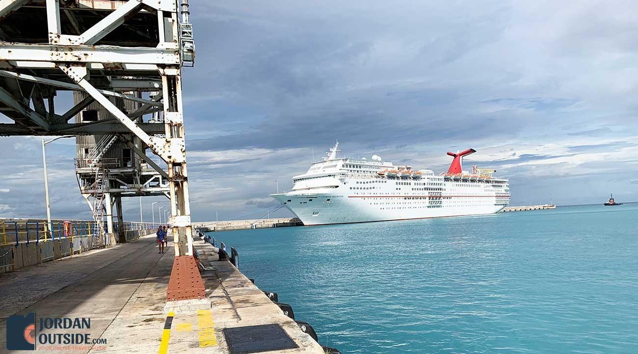 Carnival Cruise Ship in Barbados