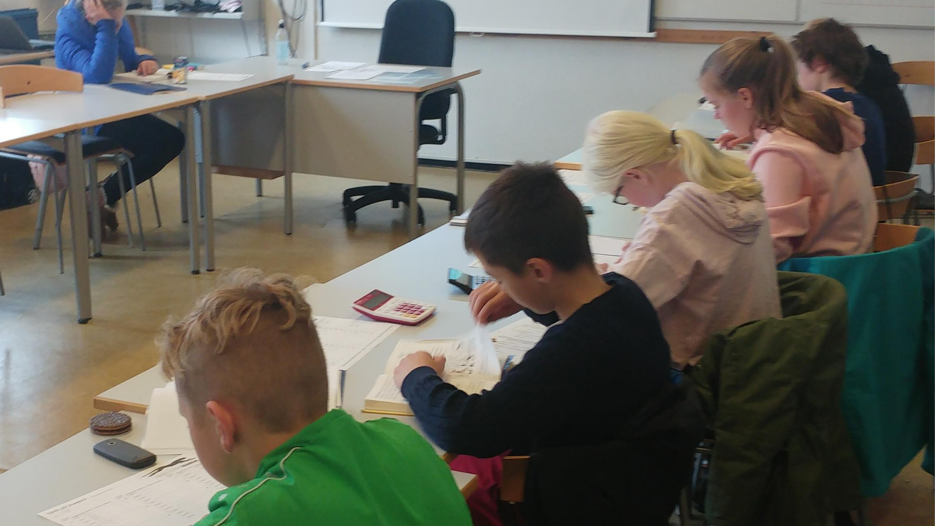 Hraðlestrarkrakkar á námskeiði 2019