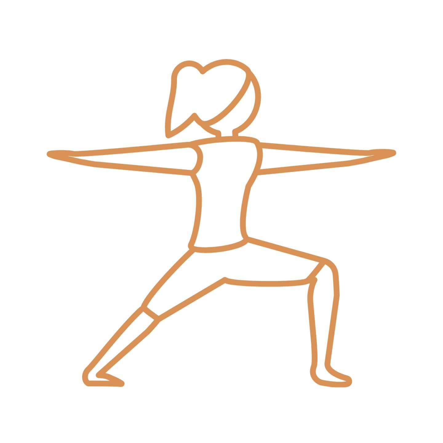 Warrior II Yoga Pose